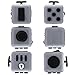 Bifstore Fidget Cube Relieves Stress And Anxiety for Children and Adults Anxiety Attention Toy, White/black