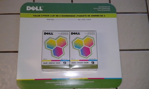Dell Series 9 Color Standard Ink Cartridge - 2 Pack