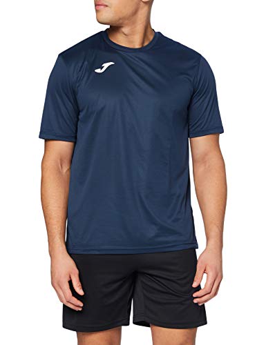 Joma Combi Tee-Shirt M/C, Homme Bleu marine - jaune S