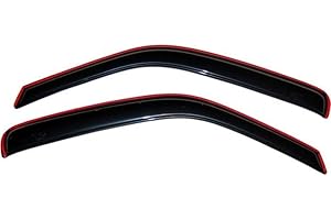 Auto Ventshade [AVS] In-Channel Ventvisor / Rain Guards | Fits 2009 - 2023 Ram 1500 (19-23 Classic Body Only), 2010 - 2024 Ram 2500 & 3500, Standard Cab- Smoke, 2 pcs. | 192002