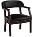 Flash Furniture Diamond Black LeatherSoft Conference Chair with Accent Nail Trim