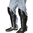 ARTIZANSTORE Medieval Gladiator Greaves Leg Guard Armor Set, Knight Crusader Steel Leg Armour, Gothic Medieval Knight, Halloween Warrior Medieval Costume