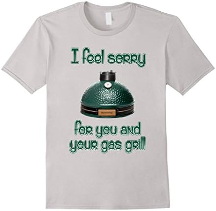 Men's Big Green Egg T-Shirt the best of Big Green Egg accessories XL Silver