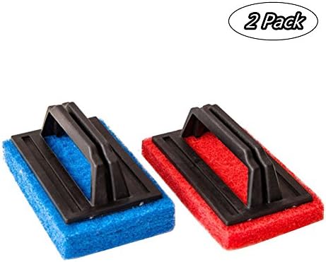 2Pack Kitchen,Bathroom,Clean the Bathtub Shower, Dishes Sponge Brush with Handle， Magic Cleaning Washing Brush by Rekukos