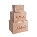 U-MAX Wood Plyo Box for for Jump Training and Conditioning Plyometric Box 24/20/16