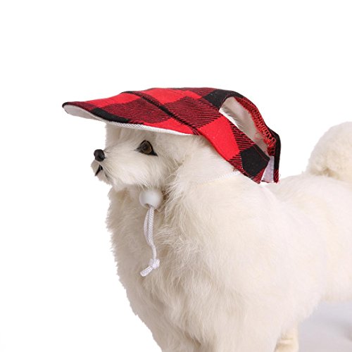 image for Nacome Dog Hat, Pet Baseball Cap Dogs Sport Hat Visor Cap with Ear Hol