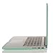 MOSISO Plastic Hard Shell Case & Keyboard Cover & Screen Protector Only Compatible with MacBook Pro Retina 15 inch (Model: A1398, Older Version Release 2015 - end 2012), Mint Green