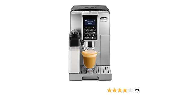 De'Longhi | Dinamica Fully Automatic Coffee Machine | ECAM35055SB | Barista  Quality Bean Grinder \u0026 Automatic Milk Frothing Latte Crema System with  Touchscreen | Silver/Black: Espresso \u0026 Cappuccino Machines: Amazon.com.au