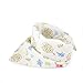 Bandana Baby Bibs For Girls by ABI Kids - Cute Pretty Princess 100% Cotton Stylish Anti-Smell Anti-Bacterial Apron Quick Dry Avoids Drool Rash with Nickel-Free Snaps Best for Sensitive Skin Buy Now!