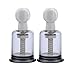 Plastic 2 Pcs Breast Massage Pump Twist Nipple Massage Cupping Breast Massage Suction Tools