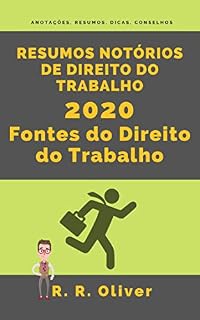 Livro Resumos Notórios de Direito do Trabalho 2020: Fontes e Princípios do Direito do Trabalho