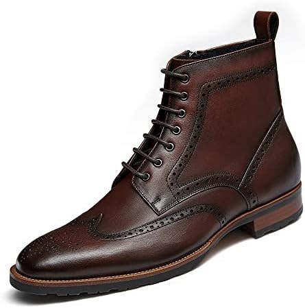 Dockorio Men\'s Size 8 100% Leather Casual Oxford Boots Chukka Dress Boots Men Amazon.com | Dockorio Mens Chukka Dress Boots Oxford Boots  main image 3