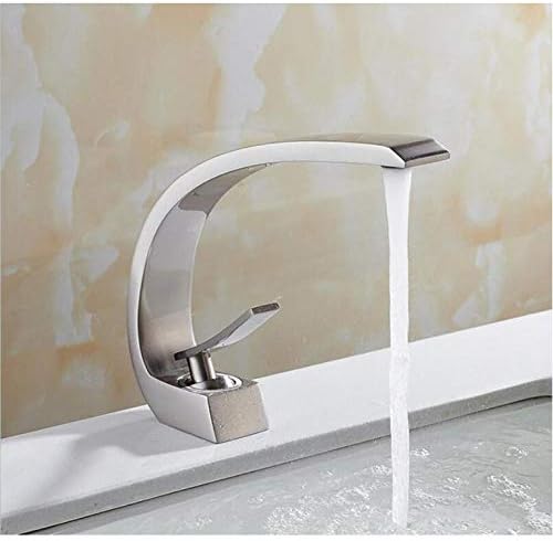 Faucet Tap Basin Faucets Bathroom Mixer Tap Washbasin Faucet Single Handle Single Hole Hot and Cold Waterfall Faucet