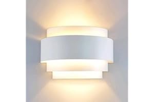 LightInTheBox Modern Wall Sconce Indoor Wall Light Fixture Half Moon Metal Wall Lamp White for Stair Hallway Home Theatre Bedroom (1PCS)