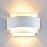 LightInTheBox Modern/Contemporary Wall Sconces 1 Light Wall Light Metal Shade Glass Decoration E26/E27 Bulb Base Painting Finish 110-120V White Color