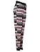 Bentibo Women's Stylish Multi Pattern Printed Jogger Leggings Harem Pants Pink M