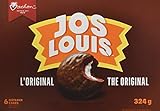 Vachon Jos Louis the Original 6-delicious Sponge Cake with Vanilla-flavoured Creme Filling Coated in a Chocolatey Layer, 324g, 11.4 Oz Box. Made in Montreal Quebec Canada