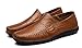 LOUECHY Men's Liberva Slip-On Loafer Shoes Comfort Driving Shoes Leather Casual Shoe
