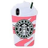 FunTeens Coffee Cup Pink Case for iPhone XR 6.1