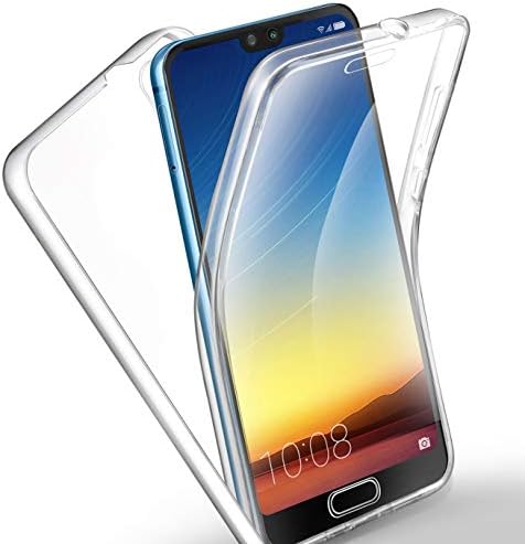 Huawei P20 Pro Case, Yosemy Huawei P20 Pro Case Clear Ultra Hard PC Back Cover Case 360 Degree Full Body Protective+Transparent Silicone Thin Gel TPU Soft Anti-Shock Case for Huawei P20 Pro - Crystal