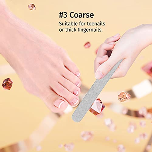 Diamancel Luxury Diamond Toenail File 3 Coarse Grit For Toe Nails or Thick Fingernails