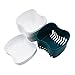 Denture Cup with Strainer,1 Box Denture Brush Retainer Case, Denture Case with Lid,Denture Bath Box for Cleaning, Store and Retrieve