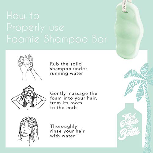 Foamie Shampoo Bar Aloe You Vera Much, Shampoo Bar for Dry Hair