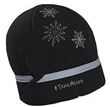 TrailHeads Women's Ponytail Hat - Reflective Cold Weather Running Beanie - 6 colors