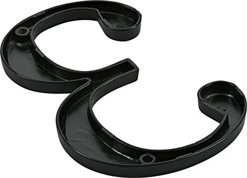 Distinctions by Hillman 843143 4-Inch Flush-Mount Black House Number 3 - Thumbnail 2