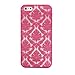 ABC Carved Damask Vintage Pattern Matte Hard Case Cover For iPhone 6 4.7 Inch (Red)