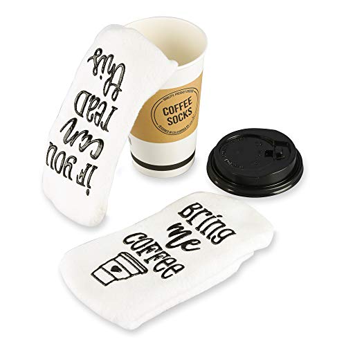 Luxury Coffee Socks with Paper Coffee Cup Gift Packaging: Christmas Gift If You Can Read This Bring Me Coffee Sock - Funny Coffee Lovers Gifts, Fun Socks for Women - Top Novelty Present Idea - Thumbnail 6