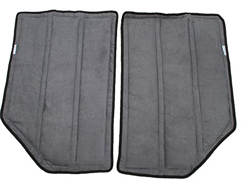 YOCTM for Jeep Wrangler JK Headliner Hardtop Insulation 4 Door 2012-2017 Rear Window and Ceiling Roof Heat Insulation Cotton Kit Car Styling Accessories (Gray) - Thumbnail 4