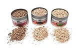 EMBR Smoking Premium Smoke Chips Variety Pack for Portable Smoke Infusers - Hickory, Apple, Mesquite