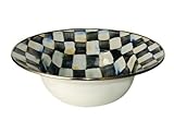 MacKenzie-Childs Courtly Check Enamel Serving Bowl 12