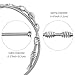 5 Pack Drain Snake Hair Clog Remover, Hair Catcher Drain Auger Cleaning Tool for Bathroom Tub, Sink, Toilet, Sewer, Kitchen