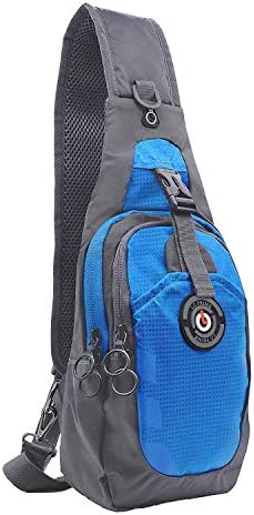 Sling Bag, RFID Blocking Tiny Compact Shoulder Bag, for Men Women Travel Gym Sport Hiking