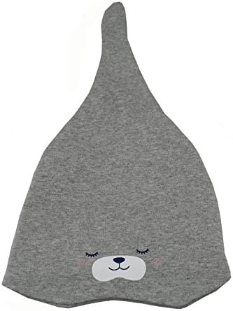 ACJENY Unisex baby Hats 100% Cotton Adjustable Soft Infant Beanie Children Knot Hat 0-8 Month (3)