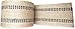 Briar Hill 3.5 Inch x 10 Yards Upholstery or Craft Jute Webbing, Natural with Black Stripes