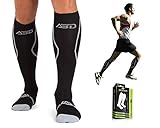 Premium Compression Socks For Recovery Featuring 15-20 mmHg. On Sale Now! Relieve Soreness, Pain & Swelling. Ideal Diabetic, Plantar Fasciitis, Medical, Nurse, Running, Air Travel & Crossfit.