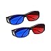 uxcell Red-Blue 3D Glasses 3D Visoin Glass for Movies 3D Print Magazines Comic Books TV Anaglyph Photos 2pcsthumb 4