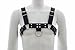 Gellwhu Men's Leather Male Chest H Bulldog Harness 4 Straps Club wear Costumes