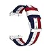 Fitbit Ionic Bands,liu nian Fine Woven Nylon Replacement Band Sport Strap [Adjustable] for Fitbit Ionic Smart Watch (A)