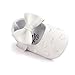 Itaar Baby Girl Moccasins Bow PU Leather Heart Embroidered Soft Soled Shoes for Infants Toddlers