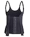 Gotoly Lumbar Back SUPPORTS, Waist Trainer Corset For Weight Loss Vest With Zip & Hook (XXXX-Large, Black(Tummy Tuck))