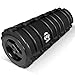 321 STRONG Foam Roller for Muscle Massage with End Caps - Store Keys, Towels, and Other Accessories - Black