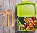 Disposable Wooden Cutlery Flatware Utensil Set-6 Inch 330 pc-110 Knives,110 Forks,110 Spoons-BONUS! 100 qty Knotted Toothpicks- Great for Kitchen, Wedding, Birthday Party, Shower, Gender Reveal