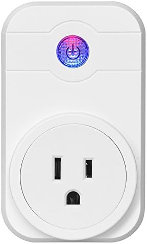 Smart Plug Mini, Wifi, Work With Alexa/GoogleHome, Wireless Control Socket, Timer Socket, Matching Apple IPhone/Android Device, Control Your Device From Anywhere (White)