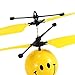 Flying Ball RC Toy Emoji Magic Ball, Hobbylane Infrared Sensor Aircraft,Hand Induced Flight Helicopter for Kids/Teenager,Learning Training Toys with Cartoon Expression (Smile)