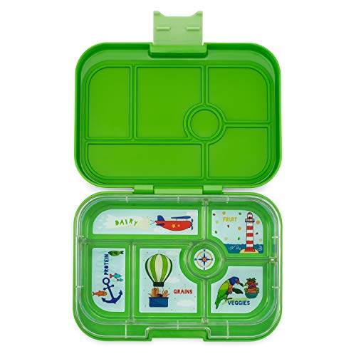 Yumbox Original Leakproof Bento Lunchbox for Children (Cilantro Green)