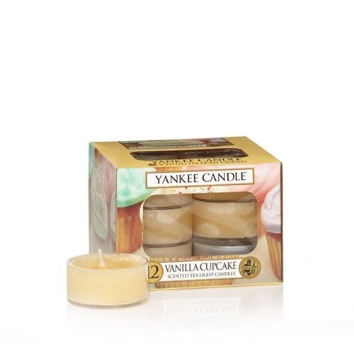 Yankee Candle Vanilla Cupcake Tea Light Candles, Food & Spice Scent